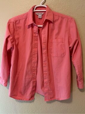 Cherokee Coral Button-Down Shirt